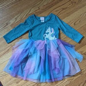 Sequin Unicorn Tutu Dress